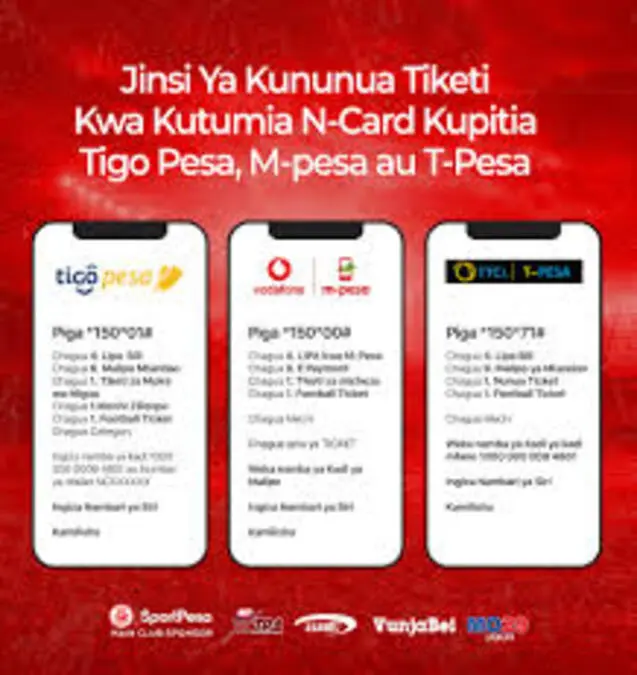 Jinsi ya Kununua Tiketi za Mpira Vodacom M-Pesa