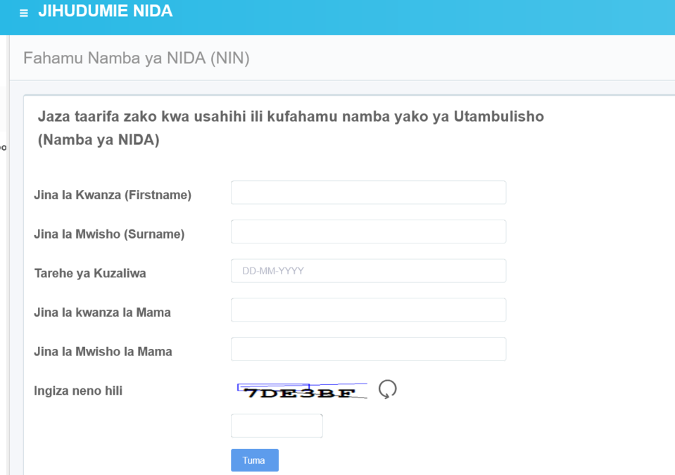 Jinsi ya Kupata Namba ya NIDA kwa Haraka Jinsi ya Kupata Namba ya NIDA kwa Haraka