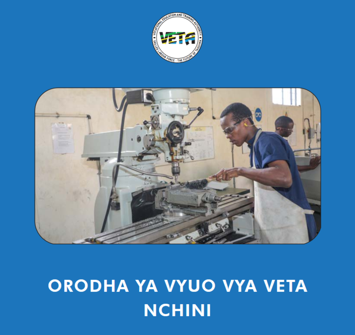 Orodha ya Vyuo vya VETA,Kozi Zinazotolewa na Ada Zake Orodha ya Vyuo vya VETA,Kozi Zinazotolewa na Ada Zake
