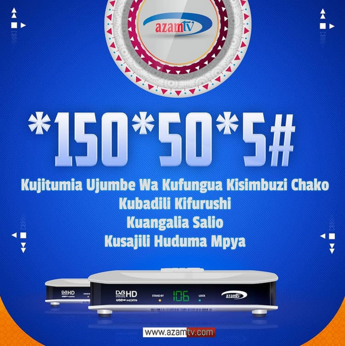 Jinsi ya kubadilisha kifurushi cha Azam TV