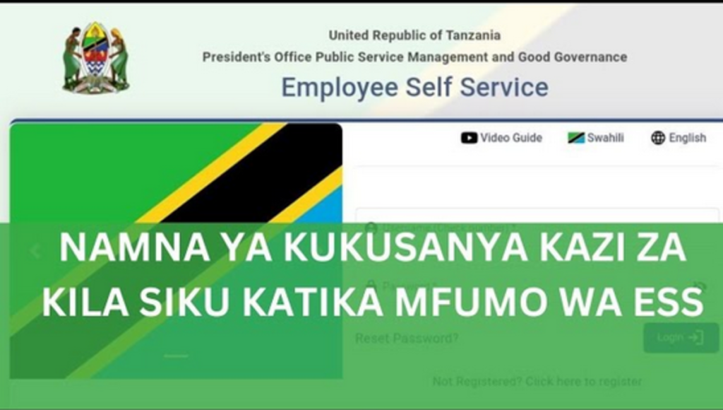  PEPMIS: Jinsi ya kukusanya/Submit utekelezaji wa kazi za kila siku katika Mfumo wa ESS