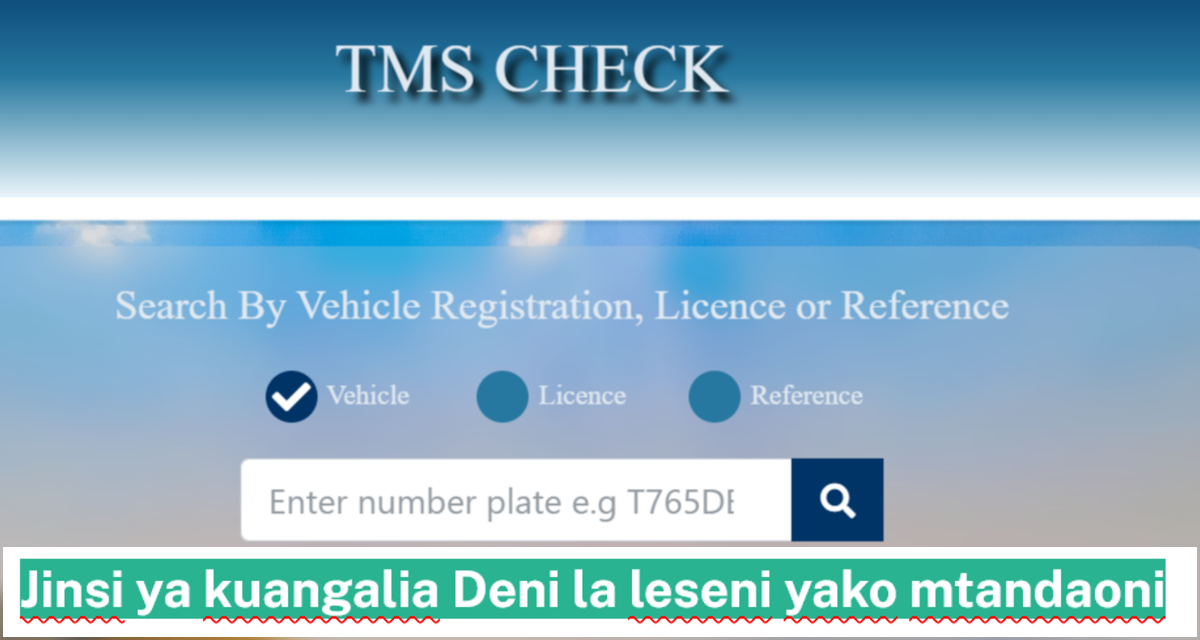 Jinsi ya kuangalia Deni la leseni yako mtandaoni Jinsi ya kuangalia Deni la leseni yako mtandaoni