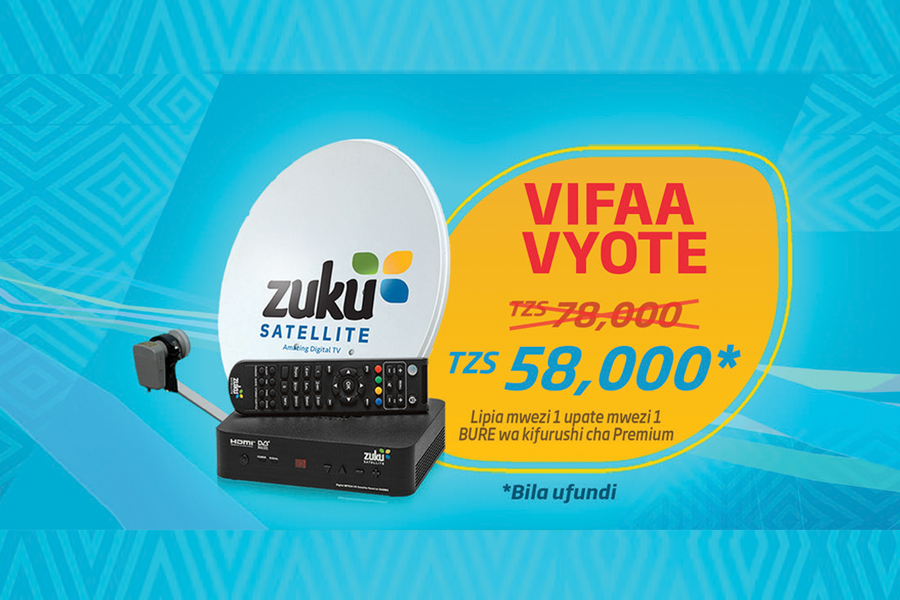 Bei Mpya ya Vifurushi vya Zuku Tanzania