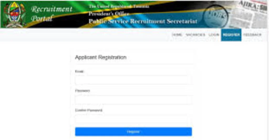 Jinsi ya Kujisajili Ajira Portal -Kufungua Account Ajira Portal
