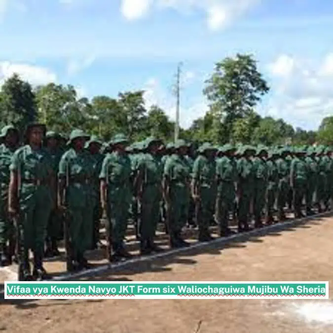Vifaa vya Kwenda Navyo JKT Form six Waliochaguiwa Mujibu Wa Sheria