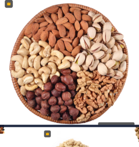 Karanga, Almonds, na Mbegu za Maboga
