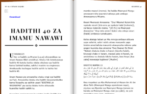 Umuhimu wa Hadithi 40 za Imamu Nawawi