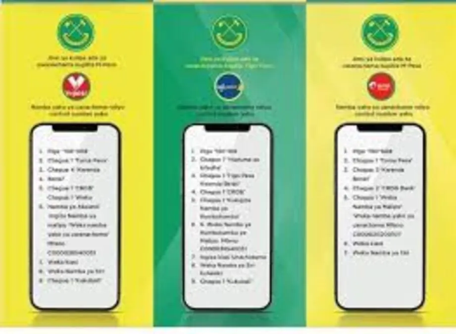 Jinsi ya kulipia kadi ya ccm kwa simu