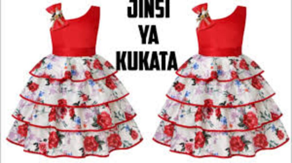 jinsi ya Kukata na Kushona Gauni la Solo toboa ya Mapande manne