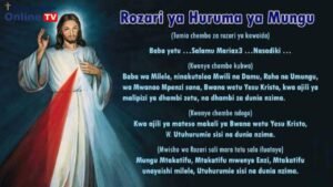 Muundo wa Sala ya Rozari ya Huruma ya Mungu