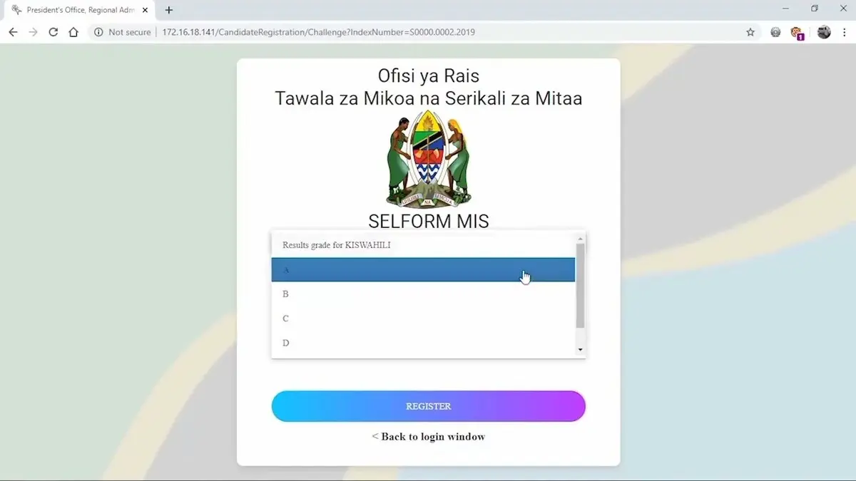 Tamisemi Selform MIS Jinsi ya Kubadilisha Combination za Form five
