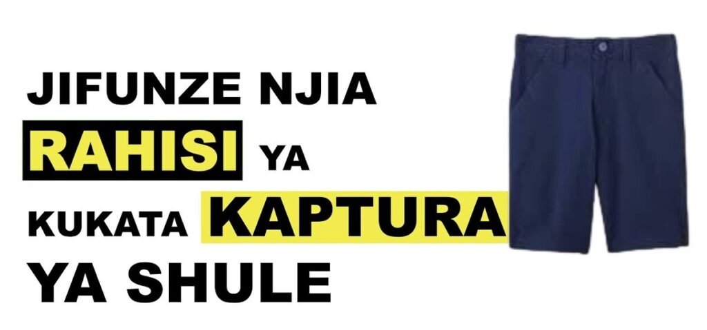 Jinsi ya kukata na kushona kaptura ya shule