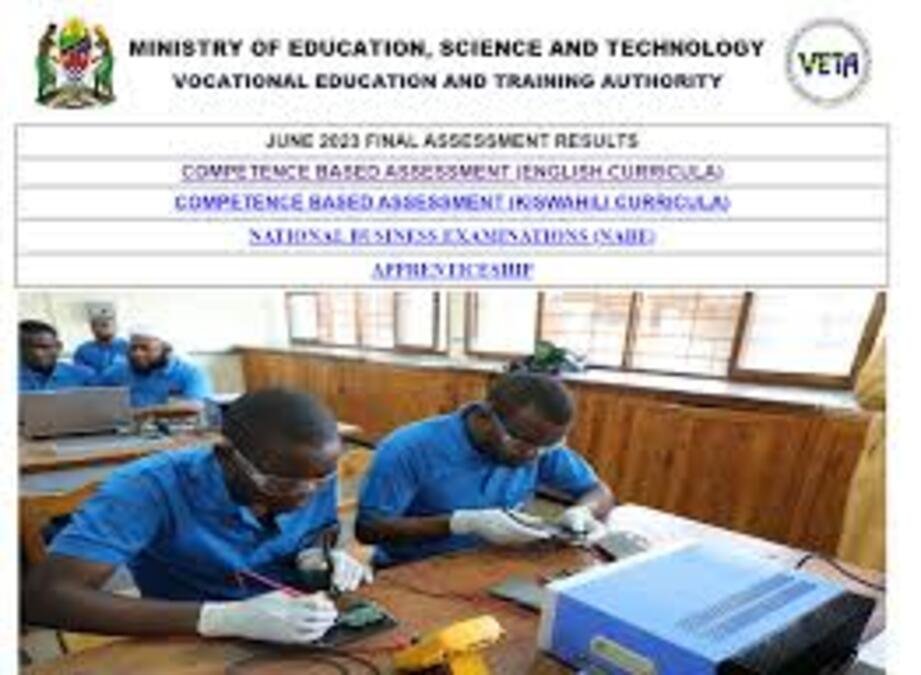 Matokeo Ya VETA Level two Results 2025/2026 Matokeo Ya VETA Level two Results 2025/2026