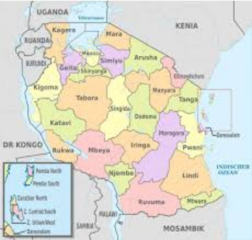 Mikoa ya Tanzania bara ni mingapi