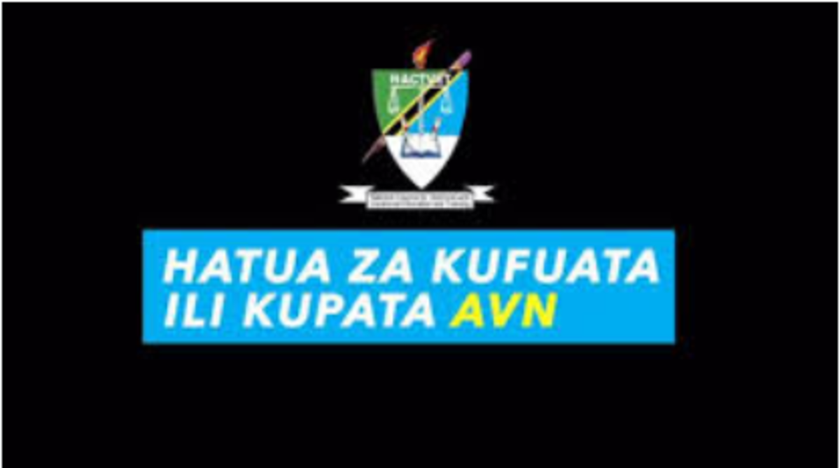 NACTVET Jinsi ya kupata AVN Number -Award Verification Number NACTVET Jinsi ya kupata AVN Number -Award Verification Number
