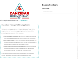 Hatua za Kutuma Maombi Mtandaoni