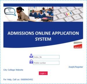 Hatua za Kutuma Maombi City College Mtandaoni