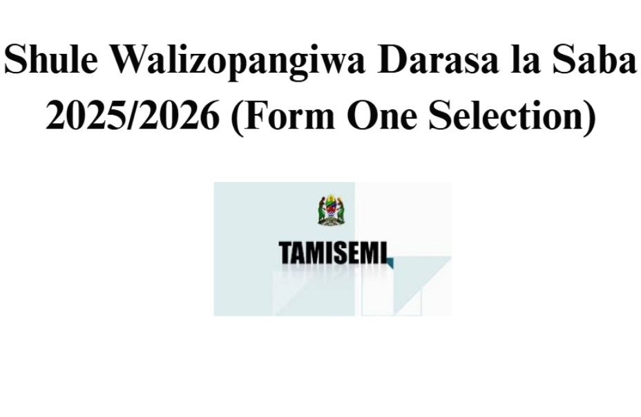 shule walizopangiwa darasa la saba 2026 results today time live
