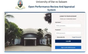 Jinsi ya Kuingia kwenye UDSM Student Login