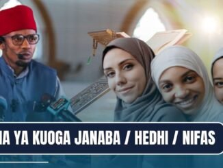 Jinsi ya Kuoga Nifasi Au Damu ya Uzazi Baada ya Kujifungua