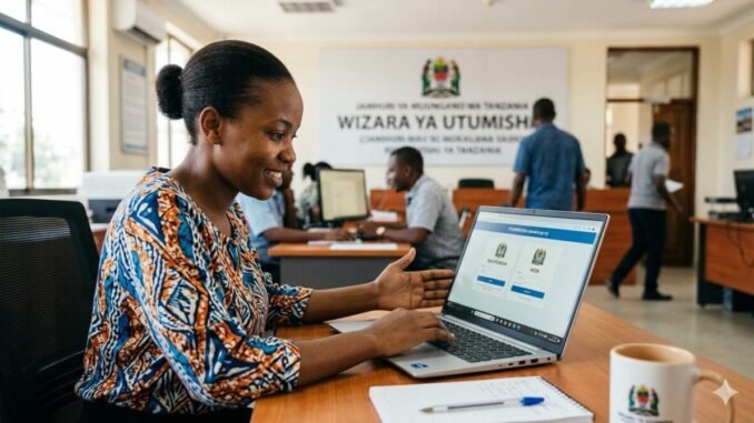 Ess utumishi go tz login password & Register na Jinsi ya Kujisajili